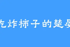 爱吃炸柿子的楚晏夫
