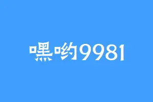嘿哟9981