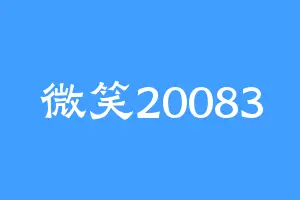微笑20083
