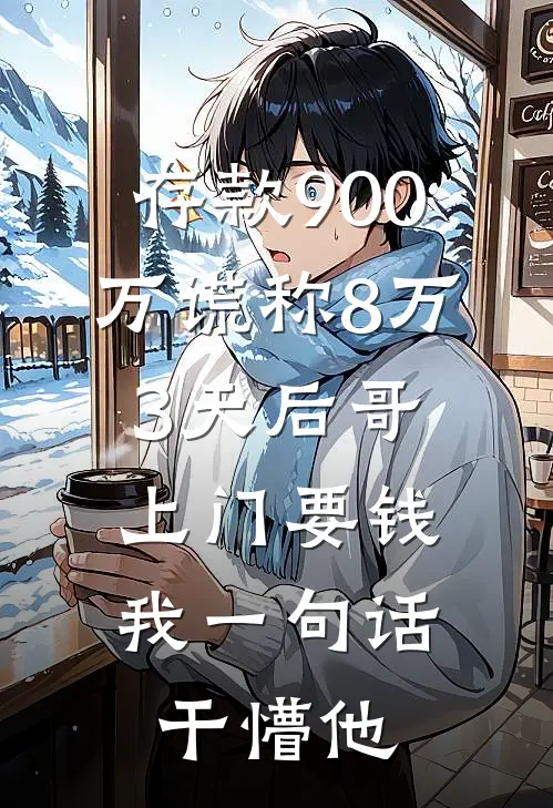 存款900万谎称8万，3天后哥上门要钱，我一句话干懵他
