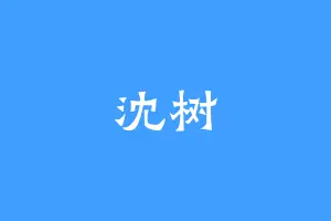 沈树