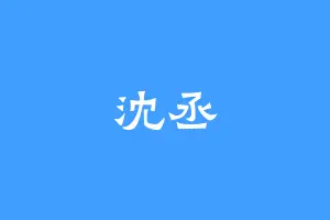 沈丞