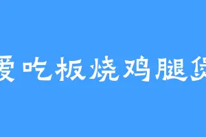 爱吃板烧鸡腿煲