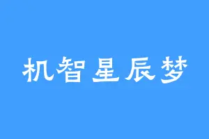 机智星辰梦