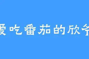 爱吃番茄的欣爷