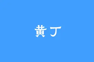 黄丁