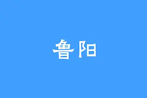鲁阳