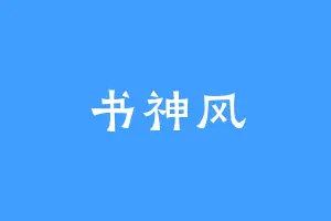 书神风