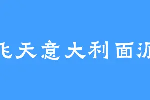 飞天意大利面派